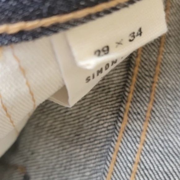 SIMON MILLER M001 Narrow Indio Selvedge Denim Jeans 29 x 34 - Picture 4 of 6